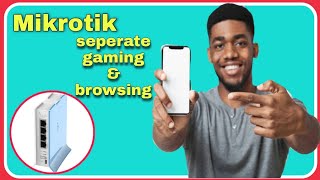 Mikrotik Dual ISP seperate gaming and browsing with bandwidth management Tutorial [upl. by Suraved32]