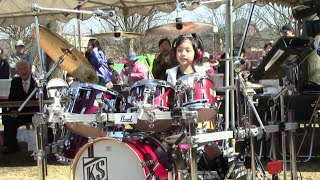 Drummer Girl  Kanade Sato  Drops Live version [upl. by Bork604]