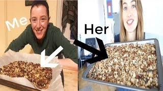 I tried making Sanne Vloets granola  Megan [upl. by Aitercul]