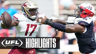 Michigan Panthers vs Houston Roughnecks Extended Highlights  United Football League [upl. by Monti]