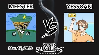 MEESTER vs YESSOAN in Smash Bros Ultimate TWOW Showdown [upl. by Dikmen]