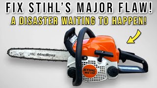 Stihl MS 170 amp 180 Chainsaw Essential Modification Easy DIY Tutorial [upl. by Ahsha]