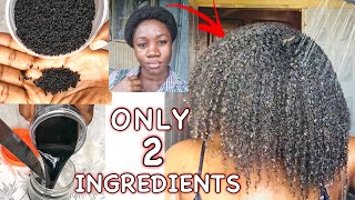 Only 2 Ingredients Amazing Hair Growth OilDo Not Wash It Out amp Your Hair Will Start Growing Proper [upl. by Yelrahs951]