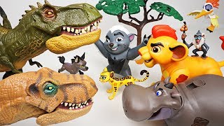 Hyena brought huge dinosaurs Dont worry Super Lion Guard transform  DuDuPopTOY [upl. by Aistek]