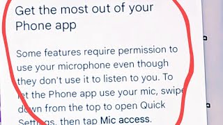How To Fix Get The Most Out Of Your Phone App Problem  Some Feature Required Permission To Use [upl. by Naesal268]