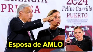 En la Conferencia Mañanera la Esposa de AMLO Deja a Todos en Shock [upl. by Sandstrom]