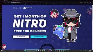 How To Get Free 1 Month Discord Nitro With Opera GX [upl. by Leahcimnhoj]