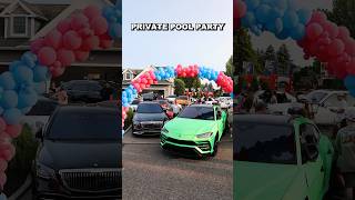 The most INSANE Hamptons pool party longisland hamptons supercars carspotting rollsroyce [upl. by Ihp]