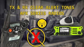 TX and RX Clear Alert Tones on APX Radios [upl. by Maurreen866]