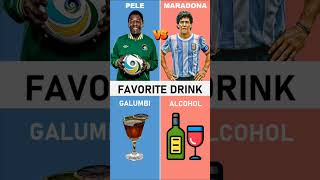 Comparison Pele vs Maradona footballercomparison sportscomparison [upl. by Ahsilek85]