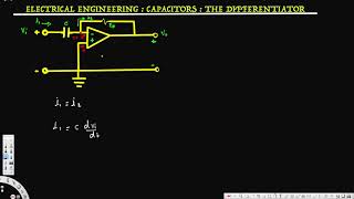 Electrical Engineering  Capacitors The Differentiator Integrator Circuit [upl. by Ultann]