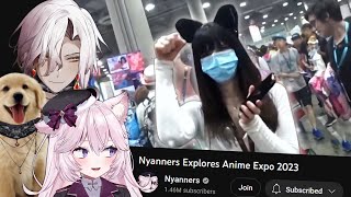 Aethel amp Nyanners React to quotNyanners Explores Anime Expo 2023quot [upl. by Wahl]