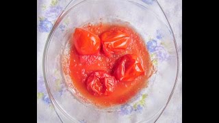 How to blanch tomatoes in microwave [upl. by Wojcik]