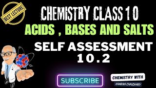 self assessment 102 chemistry class 10  self assessment 102  acids bases and salts [upl. by Chadburn419]