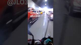 Na reta você conhece a moto na curva o piloto é no corredor prazer cachorro loco motoboy pop100 [upl. by Annoeik]