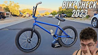 DENDENBMX BIKE CHECK 2023 3 year old Sunday Frame  Odyssey Demolition Gsport and Cinema parts [upl. by Egroeg]