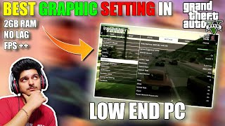 Best GTA 5 Graphic Setting For LOW END PC  Best GTA 5 GRAPHIC SETTING [upl. by Einram812]