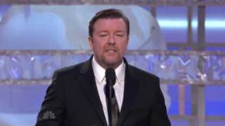 Ricky Gervais at the Golden Globes [upl. by Assetal]