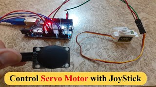 Servo Motor control using Dual Axis Joystick Module tutorial  Arduino Nano  Code included [upl. by Prowel]