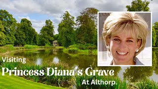 Visiting Princess Diana’s Grave at Althorp [upl. by Enomsed]