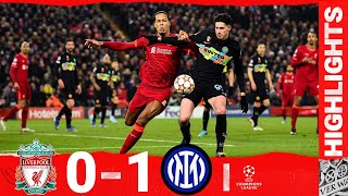 Highlights Liverpool 01 Inter Milan  Reds progress despite defeat at Anfield [upl. by Arria]