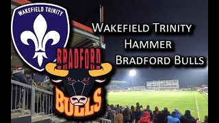 Wakefield Trinity vs Bradford Bulls 15th March season opener [upl. by Arluene]