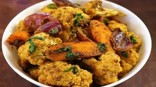 Masala Cauliflower  Gobi Masala Recipe  Cauliflower Curry Recipe [upl. by Llertniuq]