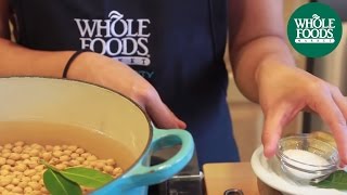 Easy Cooking How to Cook Chickpeas  Quick amp Simple  Whole Foods Market [upl. by Fontana]