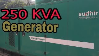 250 kva sudhir diesel generator  diesel consumption 1 hour per litre [upl. by Eiroj]