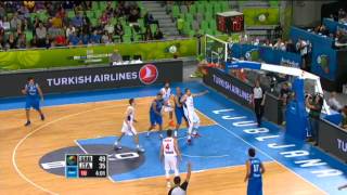 Highlights SerbiaItaly EuroBasket 2013 [upl. by Aicilaf]