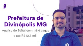 Prefeitura de Divinópolis MG Análise de Edital com 1514 vagas [upl. by Ehtylb]