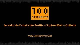 Servidor de Email com Postfix  SquirrelMail  Outlook [upl. by Sibbie783]