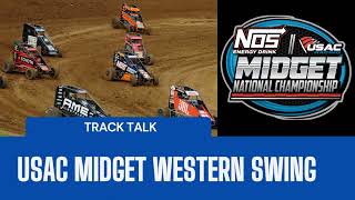 Track Talk USAC Midget Western Swing [upl. by Nojad]