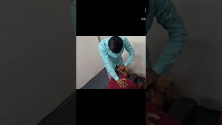 Cervical spondylitis pain adjustment chiropractic By Dr Ravishankar trending shorts viralvideo [upl. by Newberry]