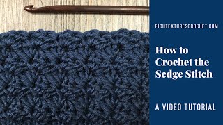 Sedge Stitch  How to Crochet [upl. by Hillery]