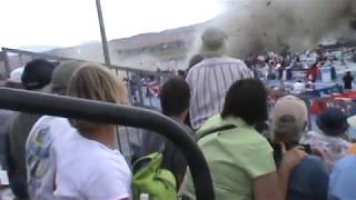 P51 crash at Reno air races 2011 Friday sept 16 [upl. by Eednac]