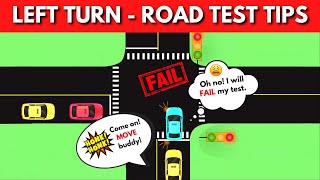 How to TURN LEFT at intersections  USEFUL TIPS inside👍👍 [upl. by Eednyl]