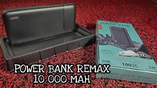 UNBOXING POWER BANK REMAX 10000 MAH [upl. by Natika884]