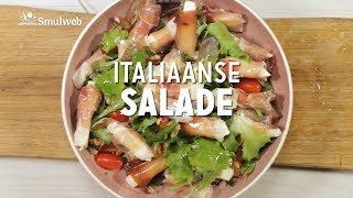 Italiaanse salade met mozzarella en parmaham [upl. by Davena]