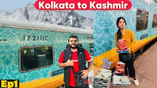 Train Journey to Kashmir  Kolkata to Kashmir Humsafar Express Journey  IRCTC Pantry food Review [upl. by Keefe]