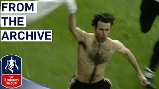 Giggs Unforgettable Solo Goal  Manchester United v Arsenal  FA Cup Semi Final 1999  Classics [upl. by Yngad]