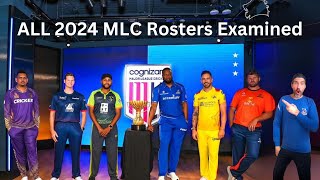 Major League Cricket Rosters  All 6 Teams Examined [upl. by Nayk]