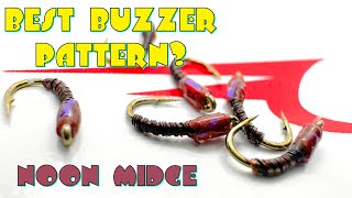 Try THIS Buzzer Fly Pattern Noon Midge Buzzer Tying Tutorial Fly Tying Patterns [upl. by Goldfarb]