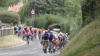 Tour de Britain stage 2 Darlington to Redcar passing through Whitby amp King O the mountain at Leith [upl. by Lanod358]