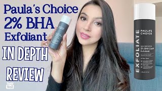 PAULAS CHOICE 2 BHA Liquid Exfoliant In Depth Review UrduHindi How to Use  Benefits  Results [upl. by Ahsatak]