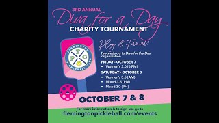 Flemington Pickleball Club 3rd Annual Diva for a Day Mixed Doubles 30 [upl. by Htiek]