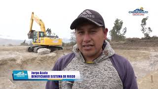 CONSTRUCCIÓN DEL TANQUE RESERVORIO DE AGUA DE RIEGO EN PALACIO REAL DE LA PARROQUIA CALPI RIOBAMBA [upl. by Ened]