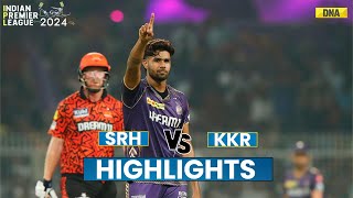 KKR VS SRH Highlights Andre Russell Harshit Rana Shines As KKR Beat SRH By 4 Runs I IPL 2024 [upl. by Ennasus]