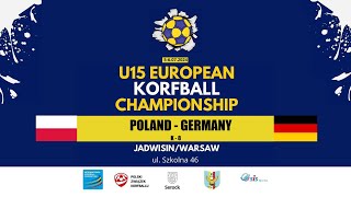 Mistrzostwa Europy w Korfballu  mecz K8POLSKANIEMCY [upl. by Martsen]