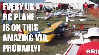 CRHnews  WINGS AND WHEELS  Every RC plane at North Weald Aerodrome 2010 [upl. by Nylek695]